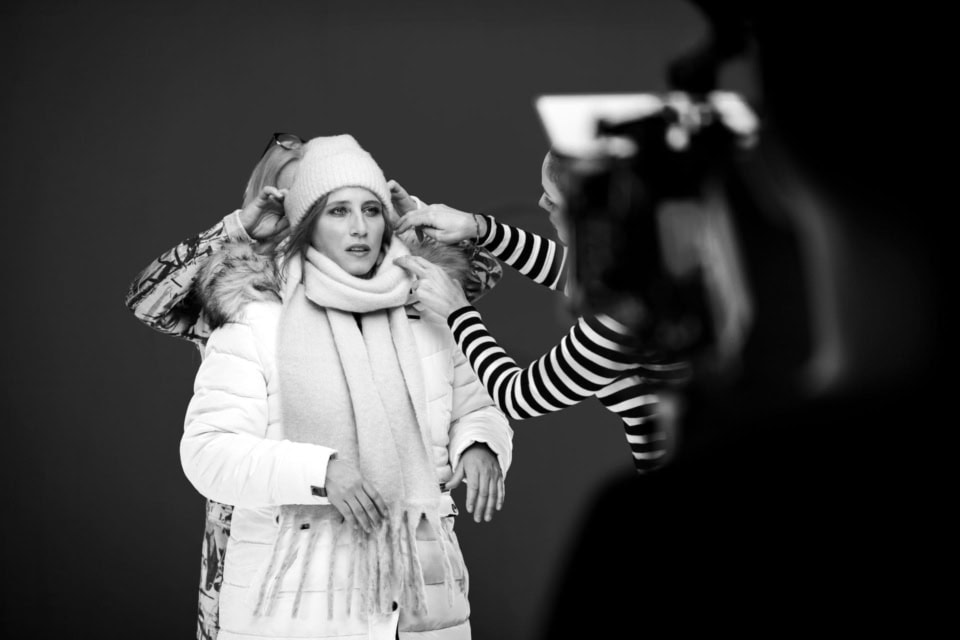 oslo studios model video shooting for brand campaign